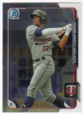 2015 Bowman Draft Picks Chrome Prospect #48 Adam Brett Walker Twins 