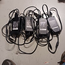4 Dell 180W Ac Adapters Model No. HA180PM180 19.5V Output, 100-240V Input 2.34A