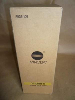 Konica-Minolta 8935106, Y1, YELLOW Toner CARTRIDGE ORIGINAL