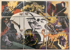 2023 Fleer Ultra Midnight Sons 3x3 9-card set Moonknight Blade Ghost Rider