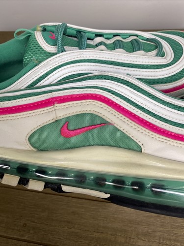 Nike Air Max 97 South Beach 2018 White Teal Pink 921826-102 Mens Size 9 - 第 8/10 張圖片