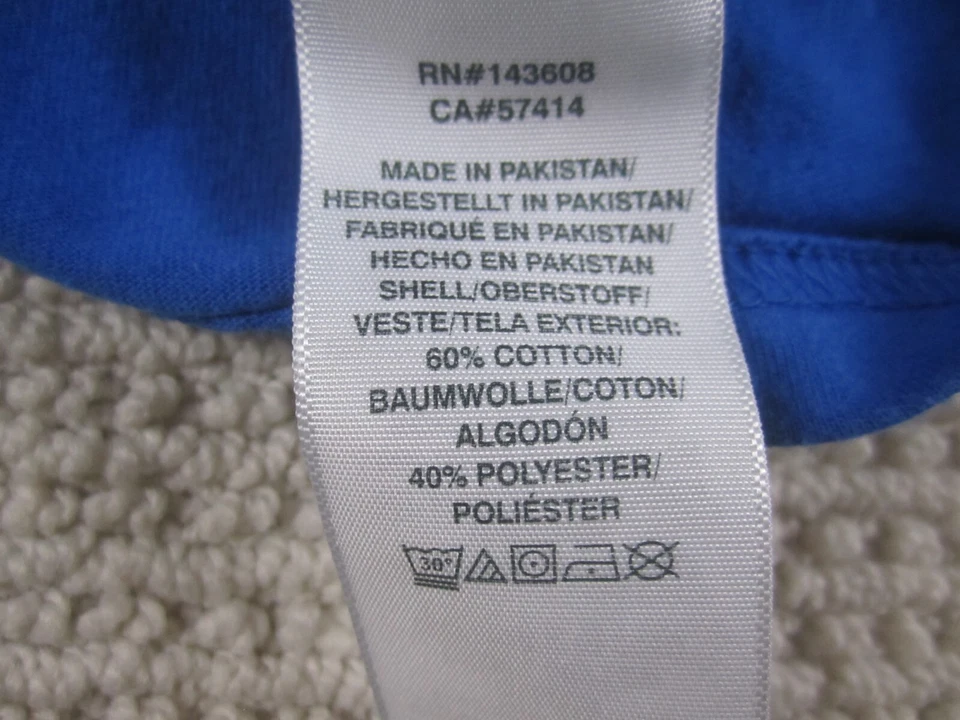 Camisa True Religion Niños Grande Azul Tres Herraduras Manga Larga Estampado Gráfico Foto 4 de 4