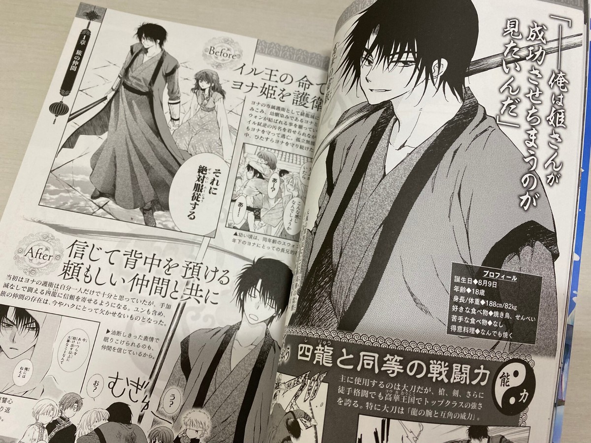 USED Akatsuki no Yona Fan Book Japanese Manga Kusanagi Mizuho | eBay
