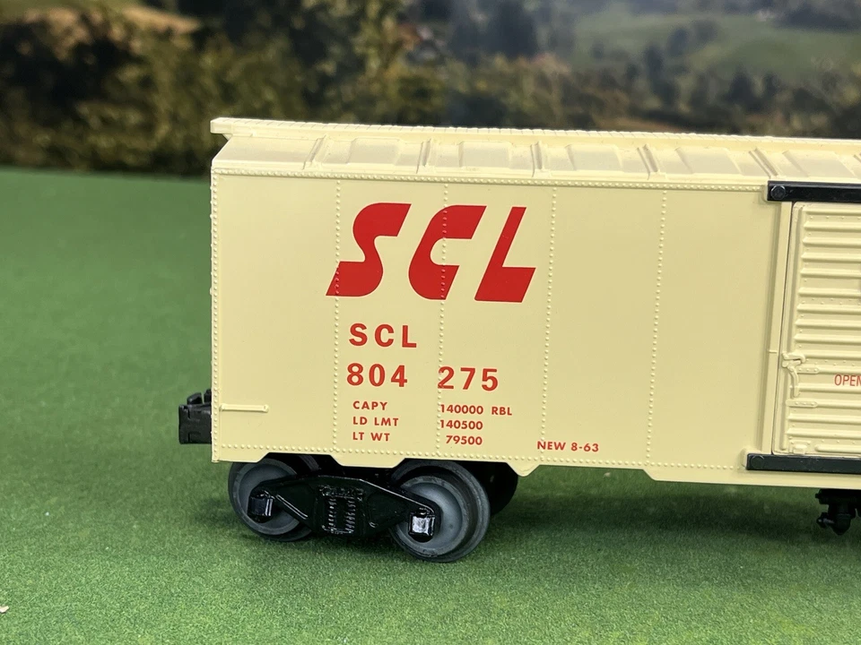 WILLIAMS TRAIN FREIGHT CAR 40’ BOX CAR #57 “SCL SEABOARD COAST LINE O SCALE LNIB - Image 3 of 4