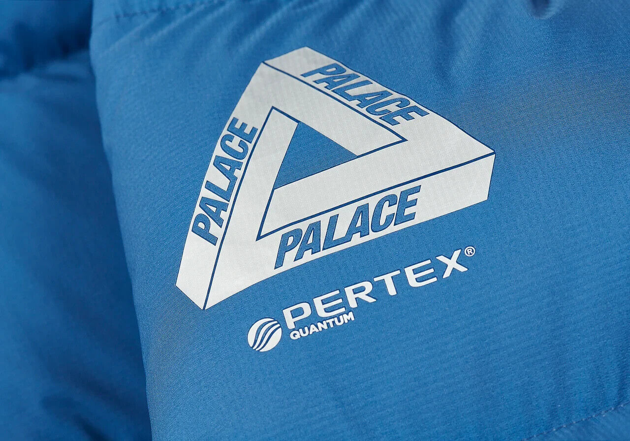 Palace pertex matte Balaclava Puffer blue chill Puffa