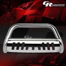 Chrome 3 Bull Bar Bumper Grillegrill Guard For 2016-2017 Honda Pilotridgeline