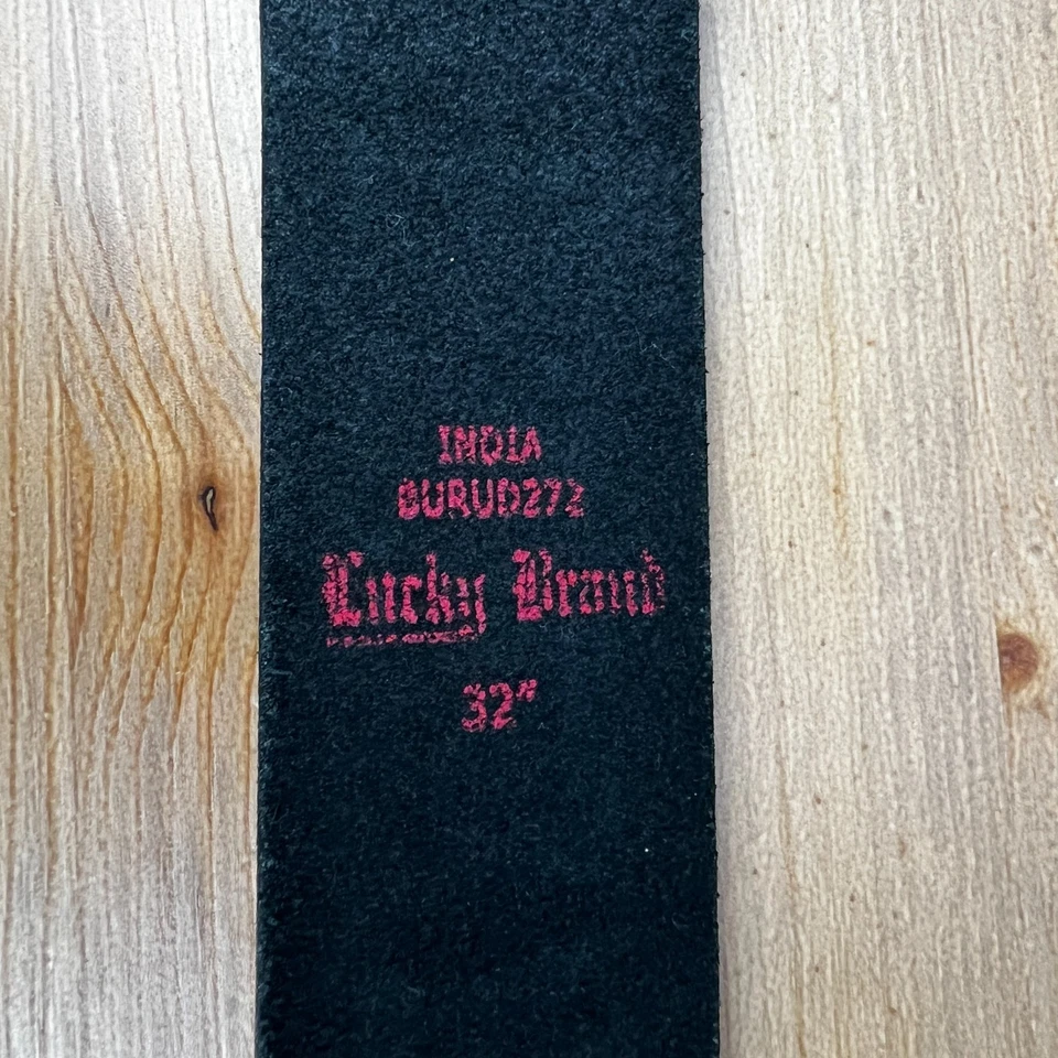 "Cinturón de cuero azteca bordado occidental vintage de Lucky Brand para mujer talla 32""" Foto 4 de 4