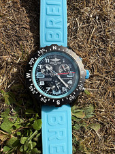 Endurance  Black Case Blue Rubber Quartz