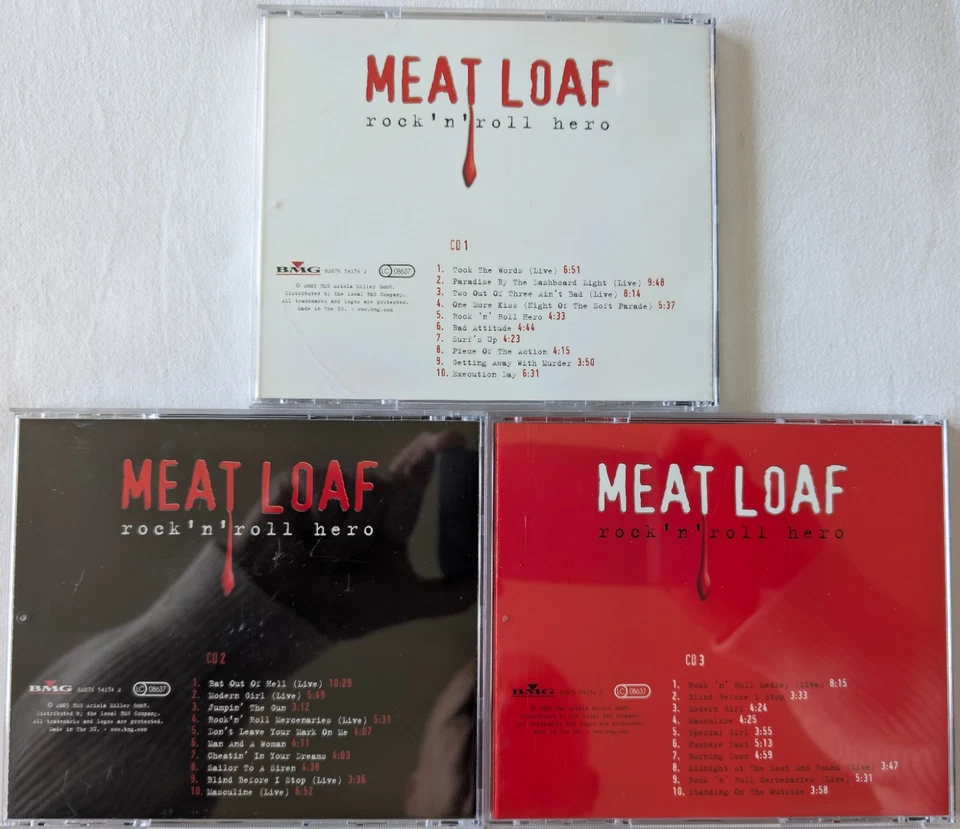 Meat Loaf - Rock 'n' Roll Hero - 3CD Box - Bild 3 von 4