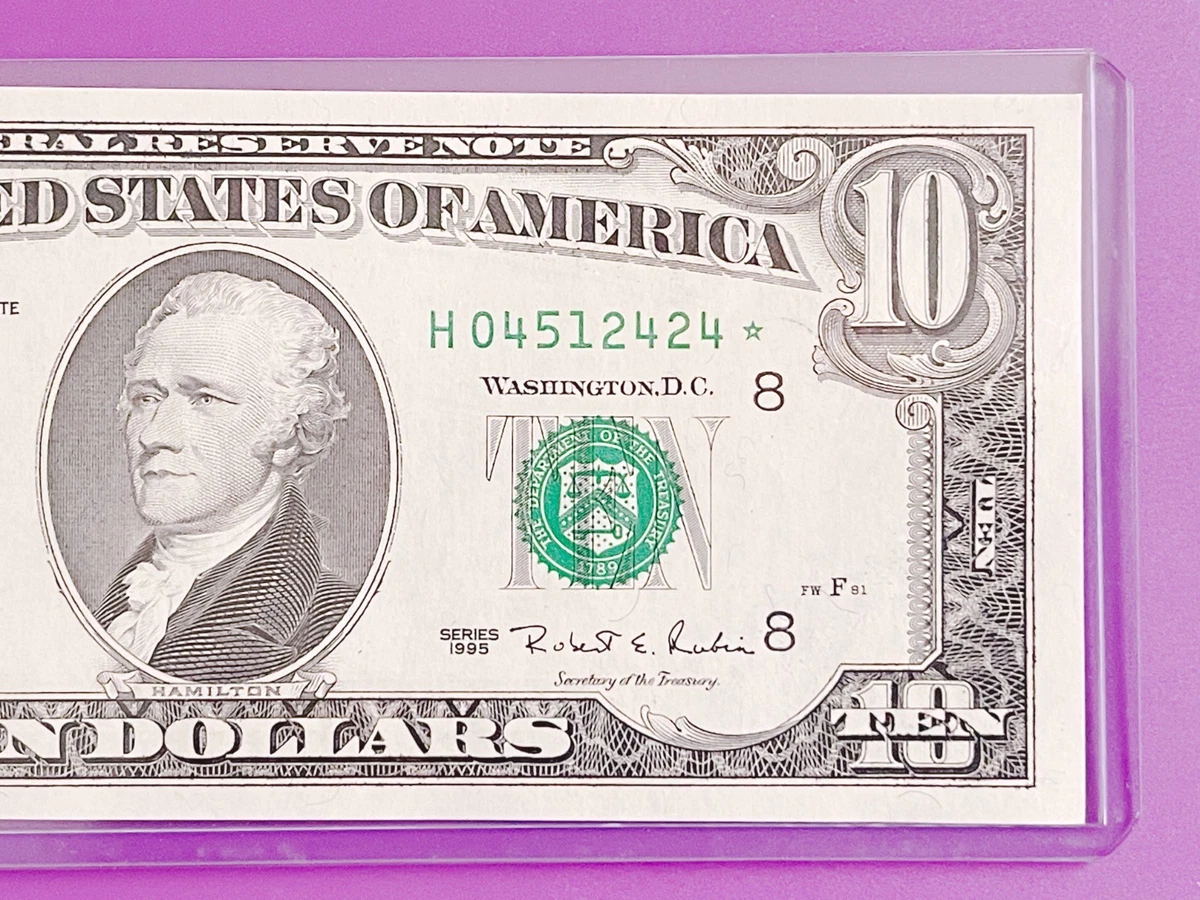 1995 $10 US Federal Reserve Small Notes for sale | eBay