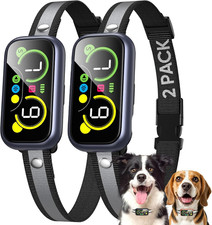 Dog Bark Collar Pro, Instant Bark Solution, Smart anti Barking Device with 4 Cor