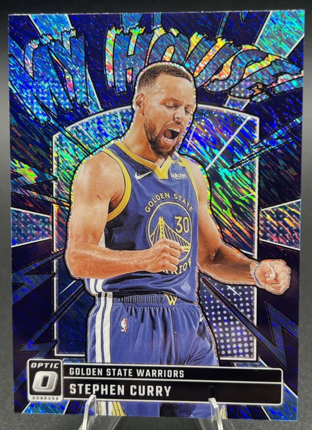 Stephen Curry 2024-25 Optic #17 "My House" Purple Shimmer - Warriors