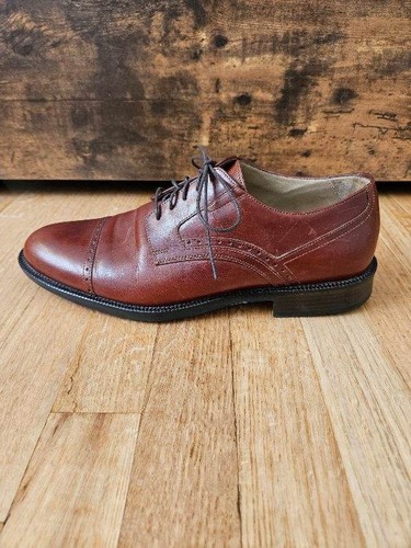 Johnston & Murphy Signature Series Sheepskin Cap Toe Oxfords Men - US 10 Width M - Picture 5 of 10