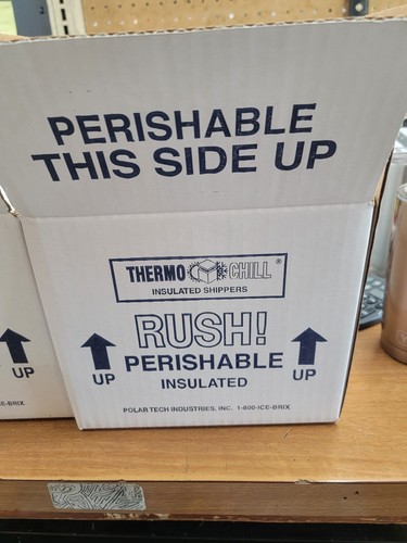 Polar Tech 202/T11C Thermo Chill Foam Insulated Shipping Kit 6 x 5 x 4.5" ID.2pk - Picture 2 of 6
