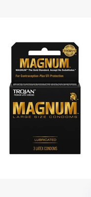 #ad #ad Trojan Magnum Lubricated 3 Pack $6.99