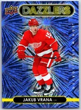 Jakub Vrana 2021-22 Upper Deck Dazzlers Purple #DZ-18 Detroit Red Wings