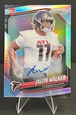 Panini Prizm 2025 Football Jalon Walker RC Auto Atlanta Falcons #398