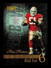 1996 Pinnacle #192 Ken Norton Jr. Trophy Collection San Francisco 49ers