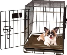 K&H Pet Products Self-Warming Dog Crate Extra-Small (14 in x 22 in), Mocha 