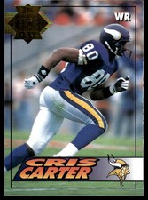 Cris Carter 1994 Collector's Edge #122 Vikings NFL READ FREE SHIP AutographDen