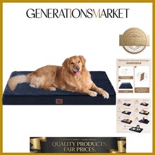 Orthopedic XL Dog Beds for Extra Large Dogs with Removable Washable Cover, Na...