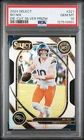 2024 Panini Select Club Level Bo Nix #221 Silver Prizm Die-Cut Rookie RC PSA 10