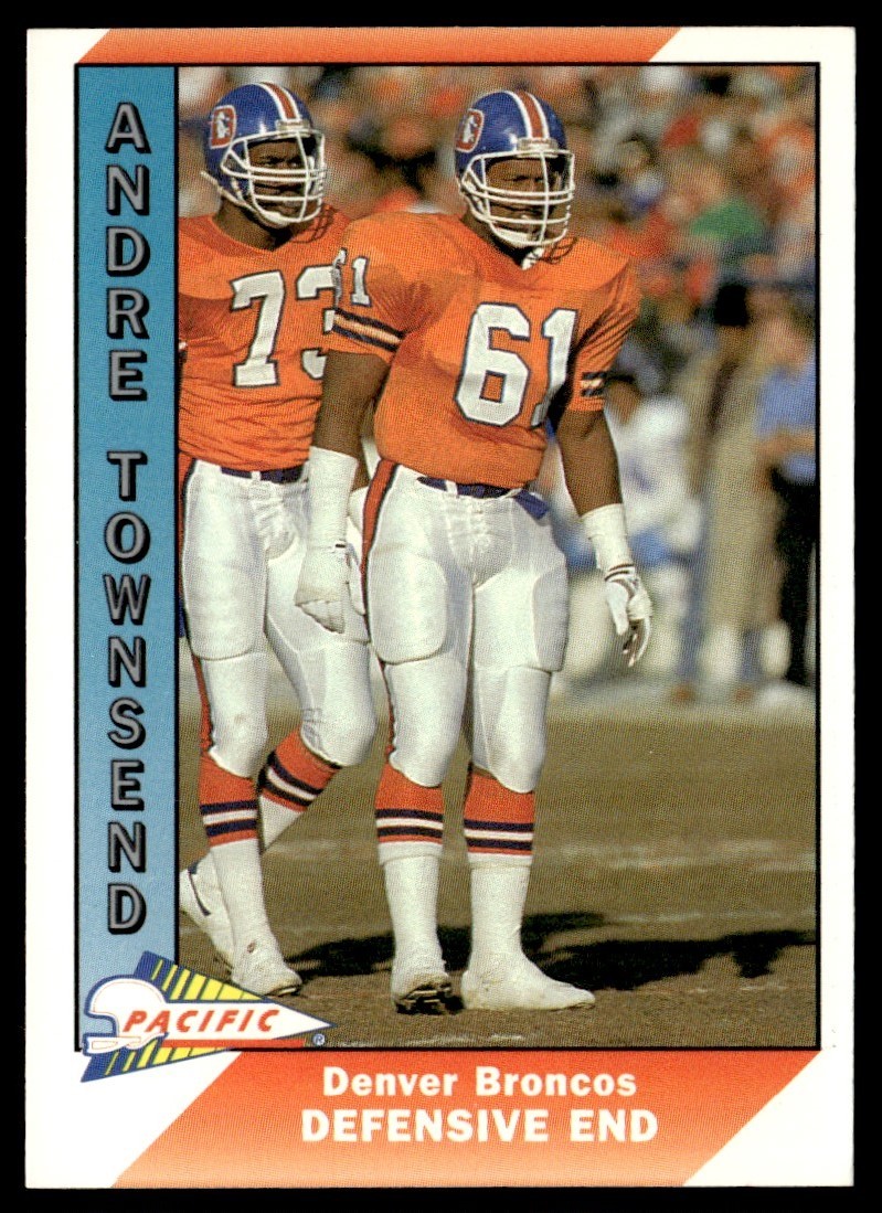 1991 Pacific Andre Townsend Rookie Denver Broncos #128A