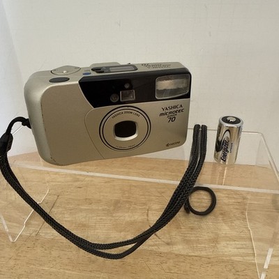 Yashica Microtec Zoom 70 Kyocera 35mm Film Point Camera Tested, With Battery