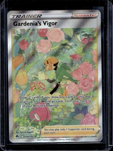2023 Pokemon SWSH Crown Zenith Gardenia's Vigor Galarian Gallery #GG61/GG70