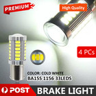 4X LED Car  White Bulb BA15S P21W 1156 Backup Reverse Light 33-SMD 5630 5730 CA