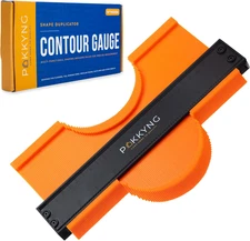 Contour Gauge Tool with Lock (10 Inches) - Contour Ruler Marking Tool - Super Ga