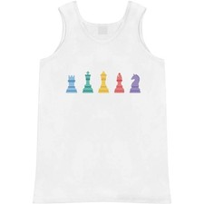 'Rainbow Chess Pieces' Adult Vest / Tank Top AV046688