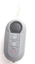 Car Key Fob Case Cover Silicone Fiat 500 Punto Bravo Stilo Peugeot Boxer Flip