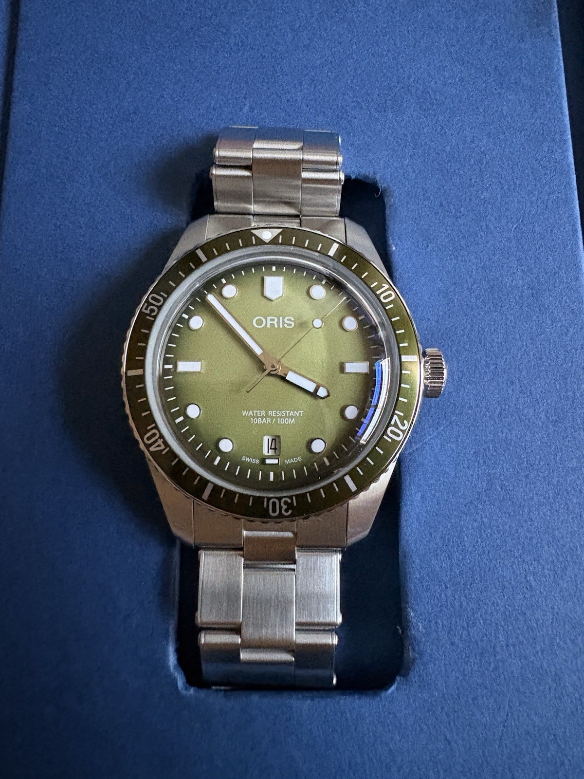 Oris Divers Sixty-Five Automatic Green Dial Men's… - image 2