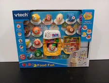 VTech ABC Food Fun Magnetic Learning Phonics & Letters Colors Words Food - New