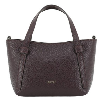 abro Leather Tekla COSMO Mini Handbag Handtasche Umhängetasche Tasche Burgundy