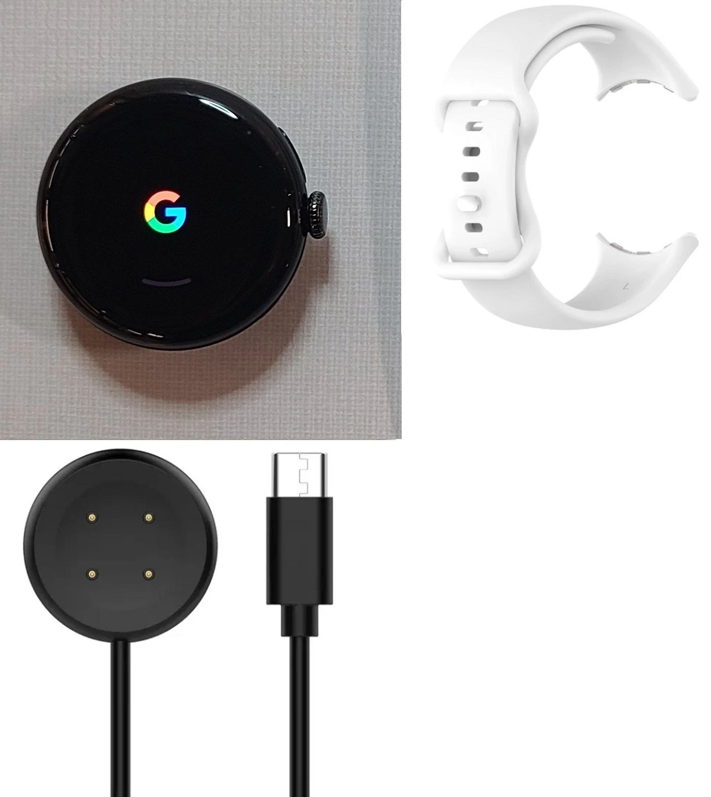 Google Pixel Watch 2 - G4TSL 41mm GPS Silver / Porcelain White - VERY GOOD Cond.