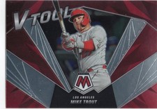 2022 Panini Mosaic Mike Trout V Tool #VT-3 Los Angeles Angels