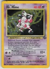 Pokemon TCG Mr. Mime (6) Holo Rare Jungle 06/64 on eBay