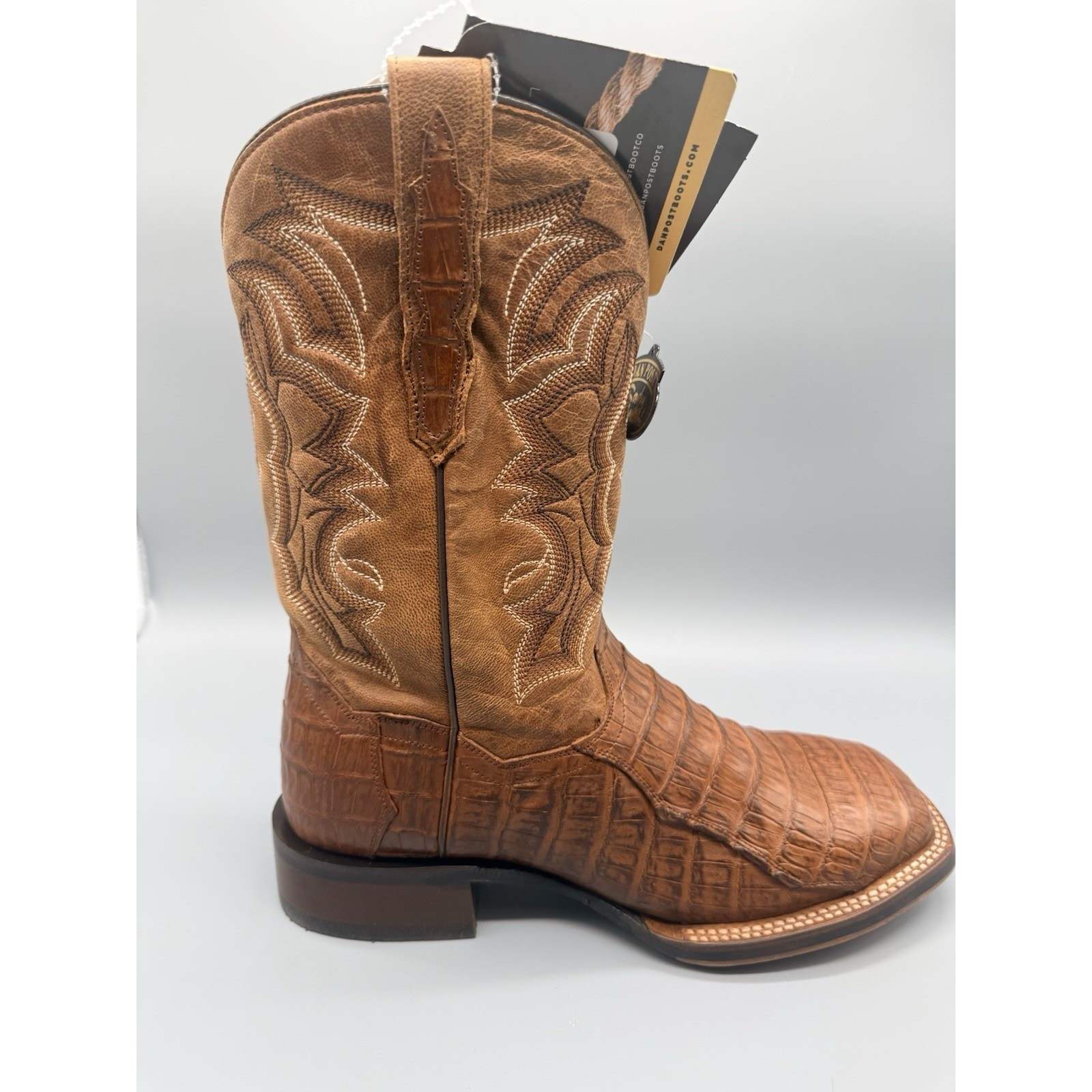 Dan Post Men's 9D Kingsly Caiman Western Boot Broad Square Toe DP4807 MSRP 470