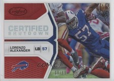 2017 Certified Certified Shutdown Mirror Red 9/99 Lorenzo Alexander #CS-LA z6b