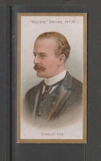 CIGARETTE CARDS Taddy 1903 Royalty series #16 Duke of Fife