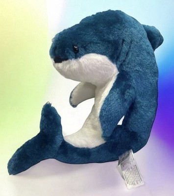 Fiesta Travel Tails Shark Plush   Blue, Mako Shark, 10'' Bean Bag