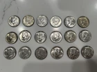 Lot Of 18 Kennedy 40% Silver Half Dollars 1965-1969 (see photos)