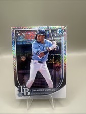 2025 Bowman Chrome - Chandler Simpson #18 Mega Box Mojo Refractor (RC)