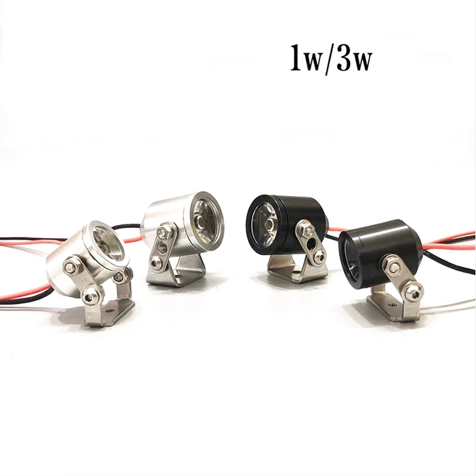 Modell Auto Lichter Scheinwerfer Suchscheinwerfer mit Halterung RC Auto Teile - Bild 4 von 4