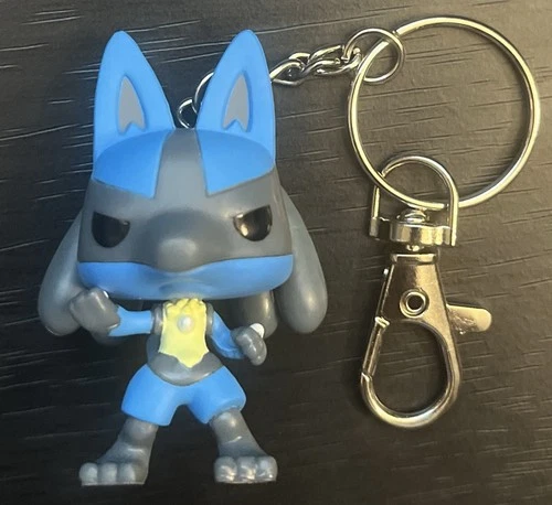 Lucario 856 Keychain Pokemon Loose Funko Pocket Pop Mini Custom Vinyl Figure