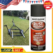 Rust-Oleum 248658 Stops Rust Reformer Spray Paint 10.25 oz Matte Black Finish
