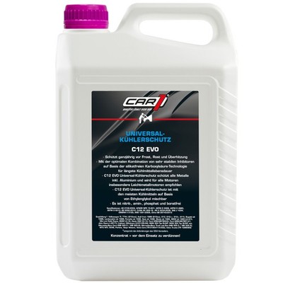 Kühlerfrostschutz Konzentrat violett C12 EVO 5L Car1 Langzeit Kühlerschutz