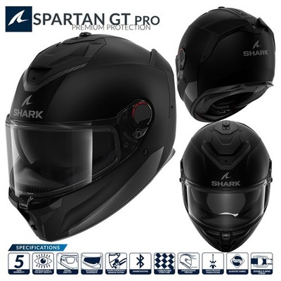 Shark Spartan GT Pro ECE 22.06, Venturi Integralhelm